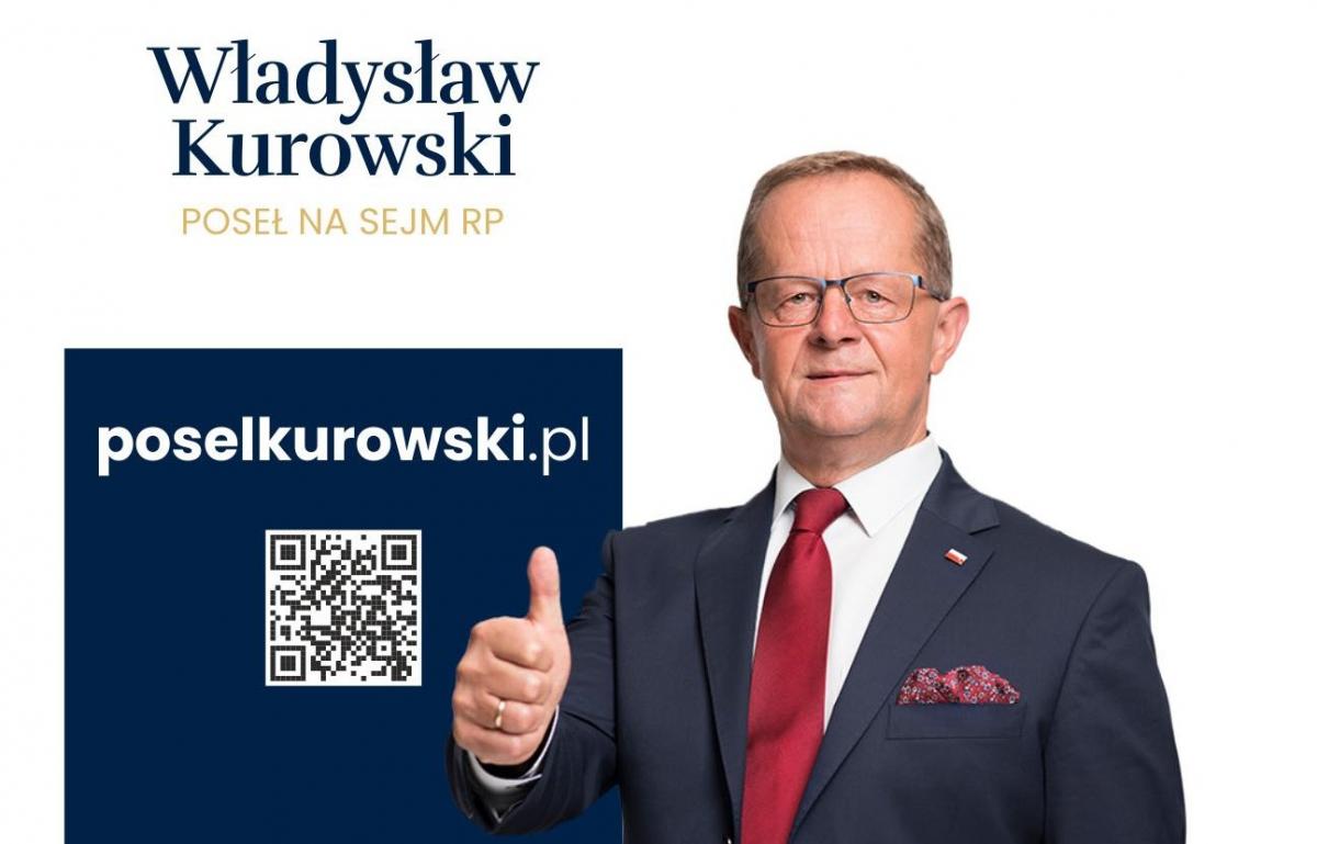 Poseł Władysław Kurowski zaprasza do odwiedzin swojej nowej strony internetowej