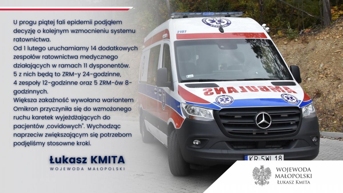 Województwo małopolskie wzbogacone o nowe zespoły ratunkowe