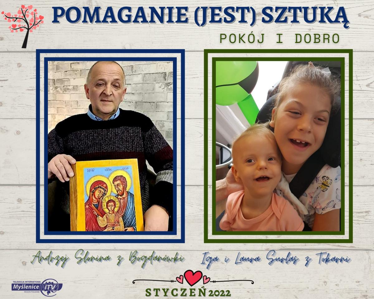 Pomaganie (jest) Sztuką  - cykl charytatywny. Razem możemy więcej! Styczeń 2022