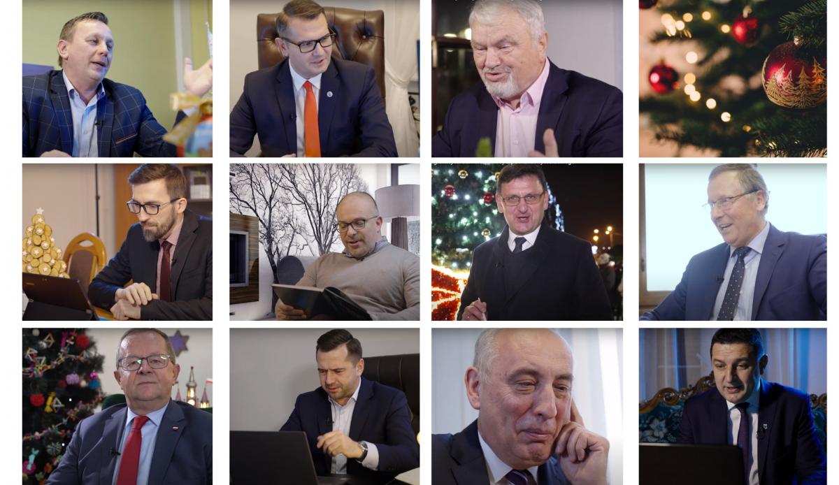 Opowieść przedwigilijna- w rolach głównych samorządowcy z powiatu myślenickiego