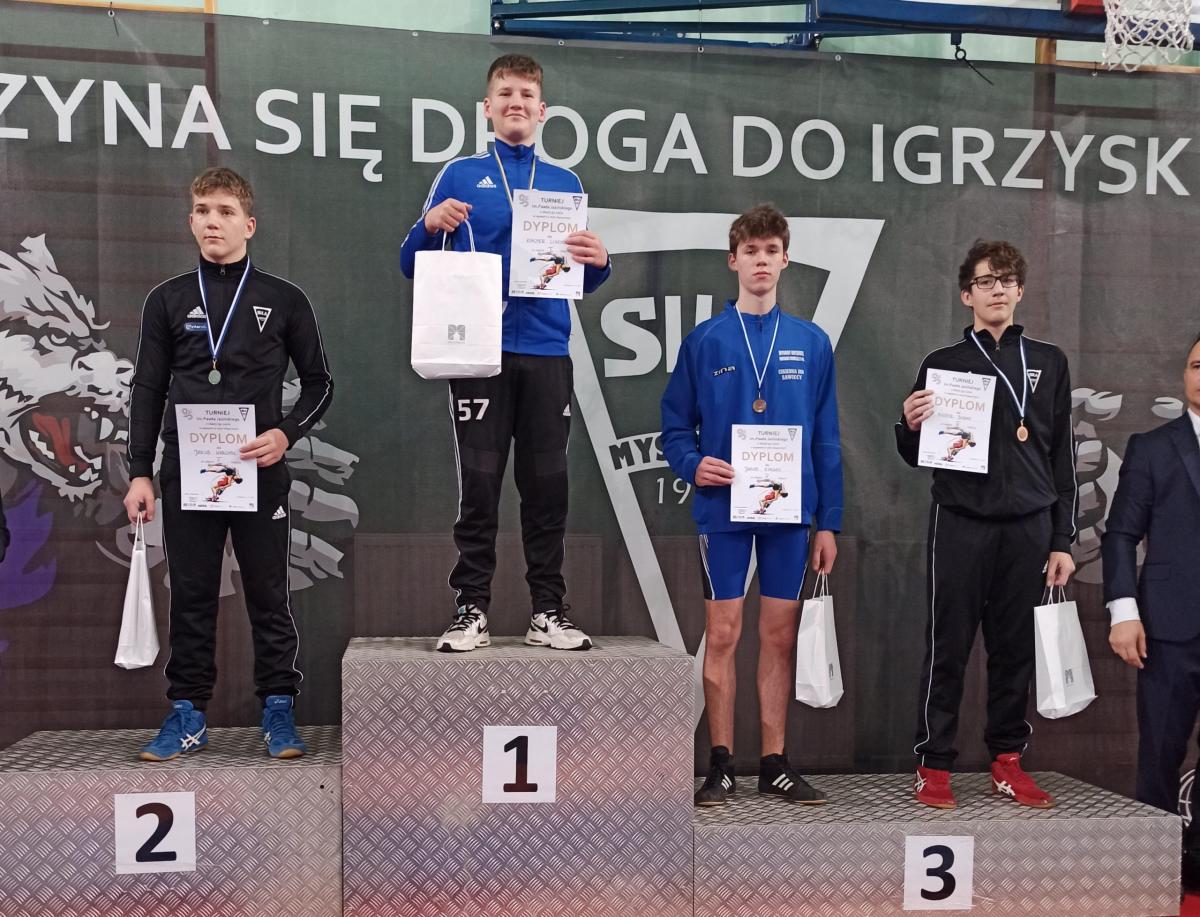 Zawodnicy KS Dalin Myślenice- Kacper Żelazny i Jakub Korbas stanęli na podium Turnieju im. Pawła Jasińskiego