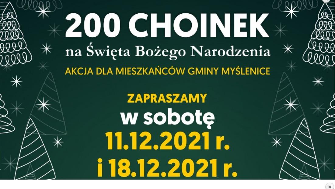 Choinka w zamian za odpady! Akcja Zakładu Utylizacji Odpadów w Myślenicach