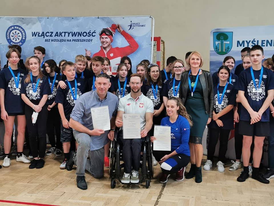 Zimowa Akademia Sportu z reprezentantami Polski w Szkole Podstawowej nr 3 w Myślenicach