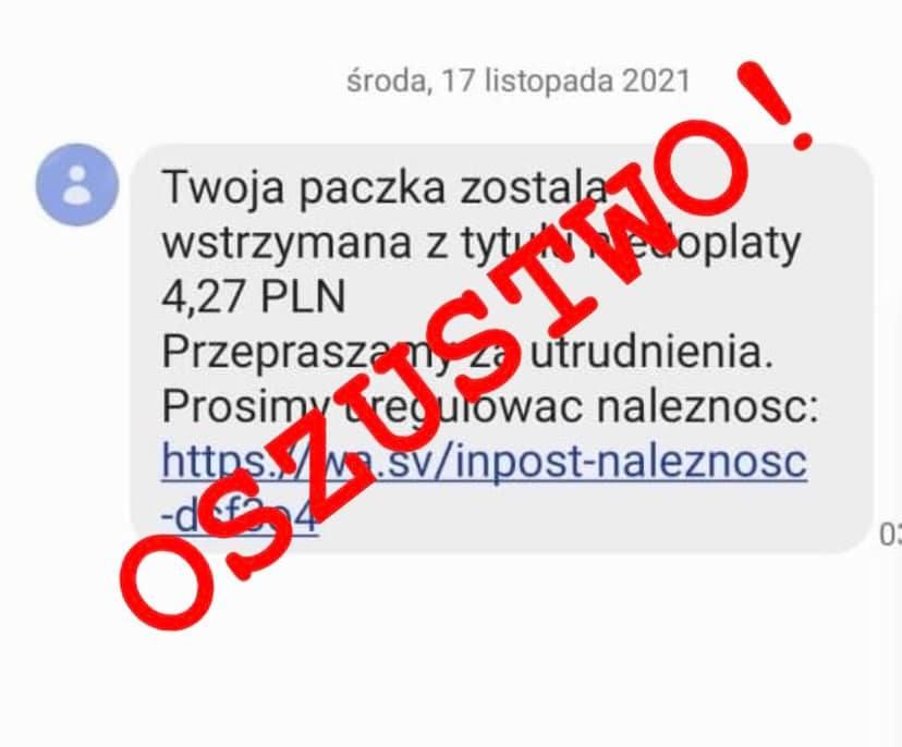 Kolejna metoda oszustwa. Nie dajcie się nabrać na fałszywe smsy z prośbą o dopłatę do paczki