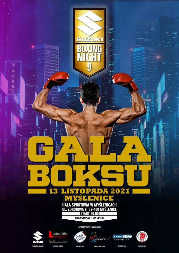 Gala Suzuki Boxing Night IX w sobotę 13 listopada w Myślenicach!