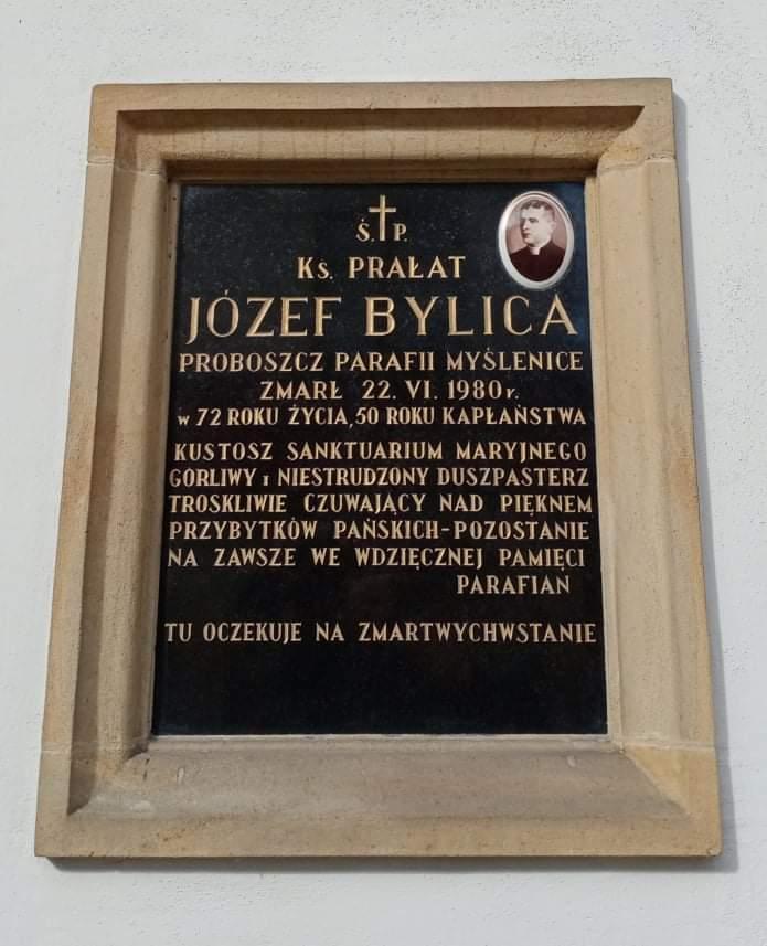 Perły Myślenic. Pamiętajmy - ks. prałat Józef Bylica wybitny kapłan parafii NNMP w Myślenicach