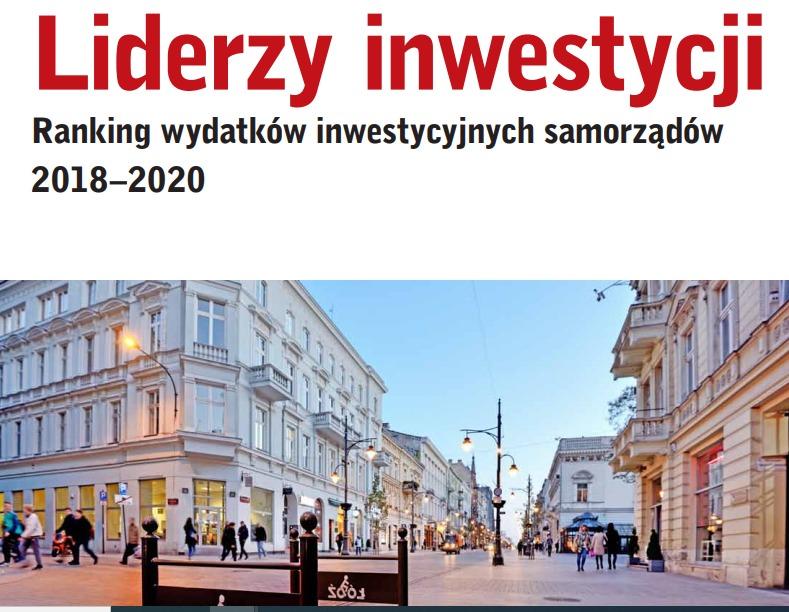 Gmina Dobczyce wysoko oceniana w ogólnopolskim rankingu wydatków inwestycyjnych samorządów