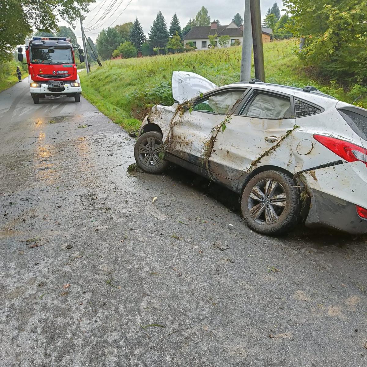 PSP informuje: wypadek w Sieprawiu