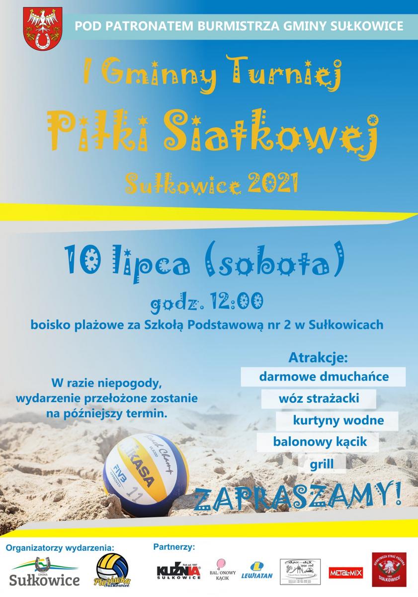Już jutro I Gminny Turniej Piłki Siatkowej w Sułkowicach