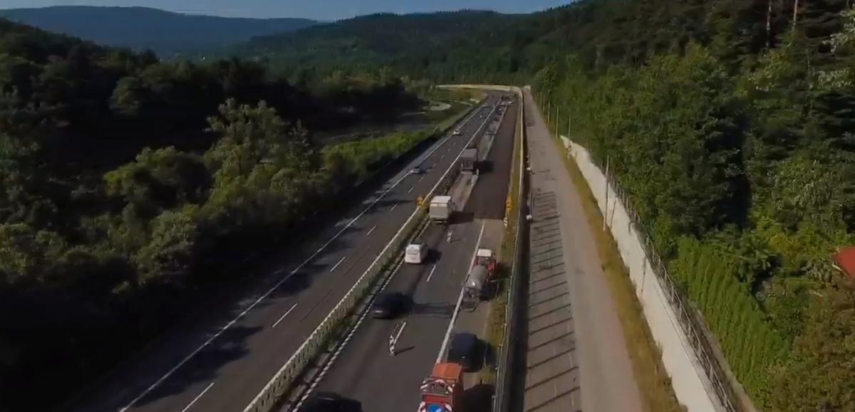 Myślenice. Trwa remont drogi krajowej (zakopianki).Kiedy przywrócony zostanie ruch dwoma pasami?