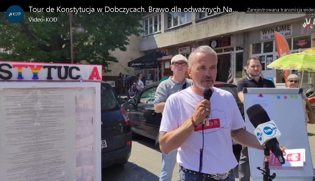 Kontrole w Dobczyckich placówkach oświatowych po wczorajszym Tour de Konstytucja