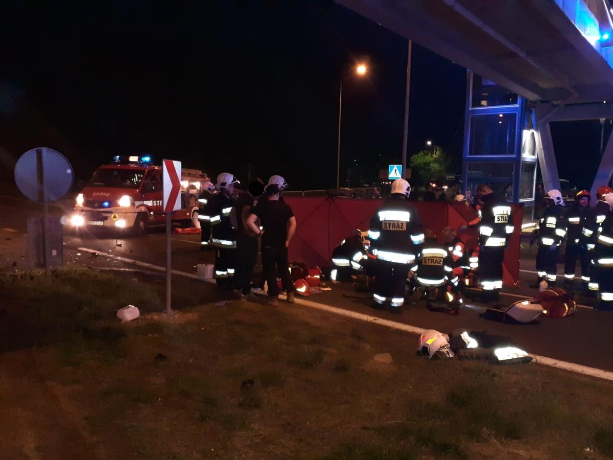 Śmiertelne zderzenie na drodze krajowej nr 7 w miejscowości Głogoczów