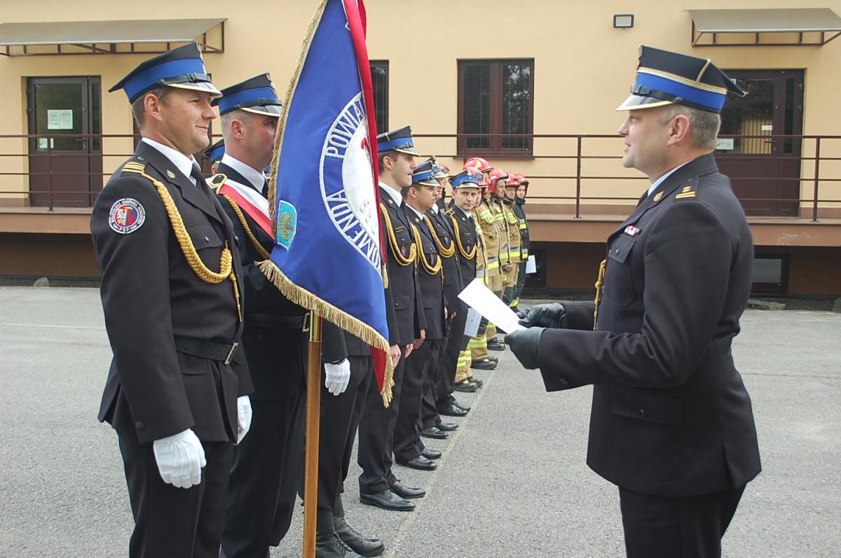 KP PSP Myślenice Apel z okazji Dnia Strażaka 2021