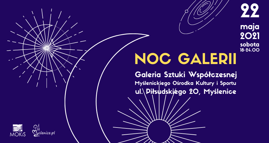 Noc Galerii Myślenickiego Ośrodka Kultury i Sportu już w najbliższą sobotę na żywo!