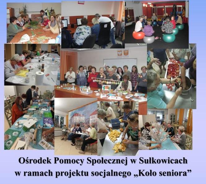 Koło Seniora w Sułkowicach zaprasza seniorów z gminy Sułkowice na warsztaty