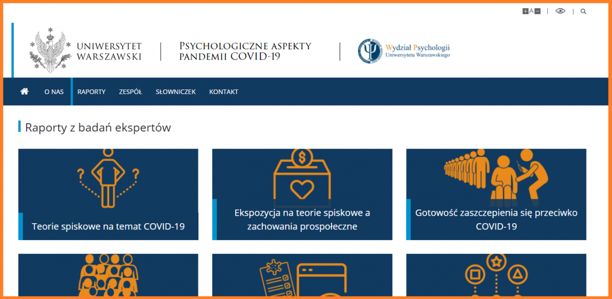 Psychologiczne aspekty pandemii covid-19. Raporty z badań ekspertów