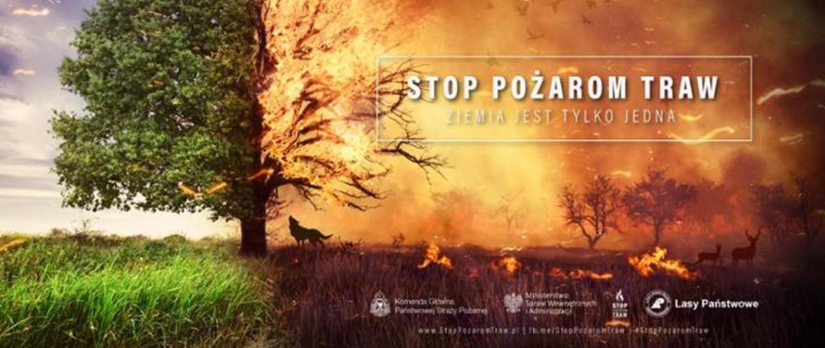 Stop pożarom traw, ziemia jest tylko jedna!