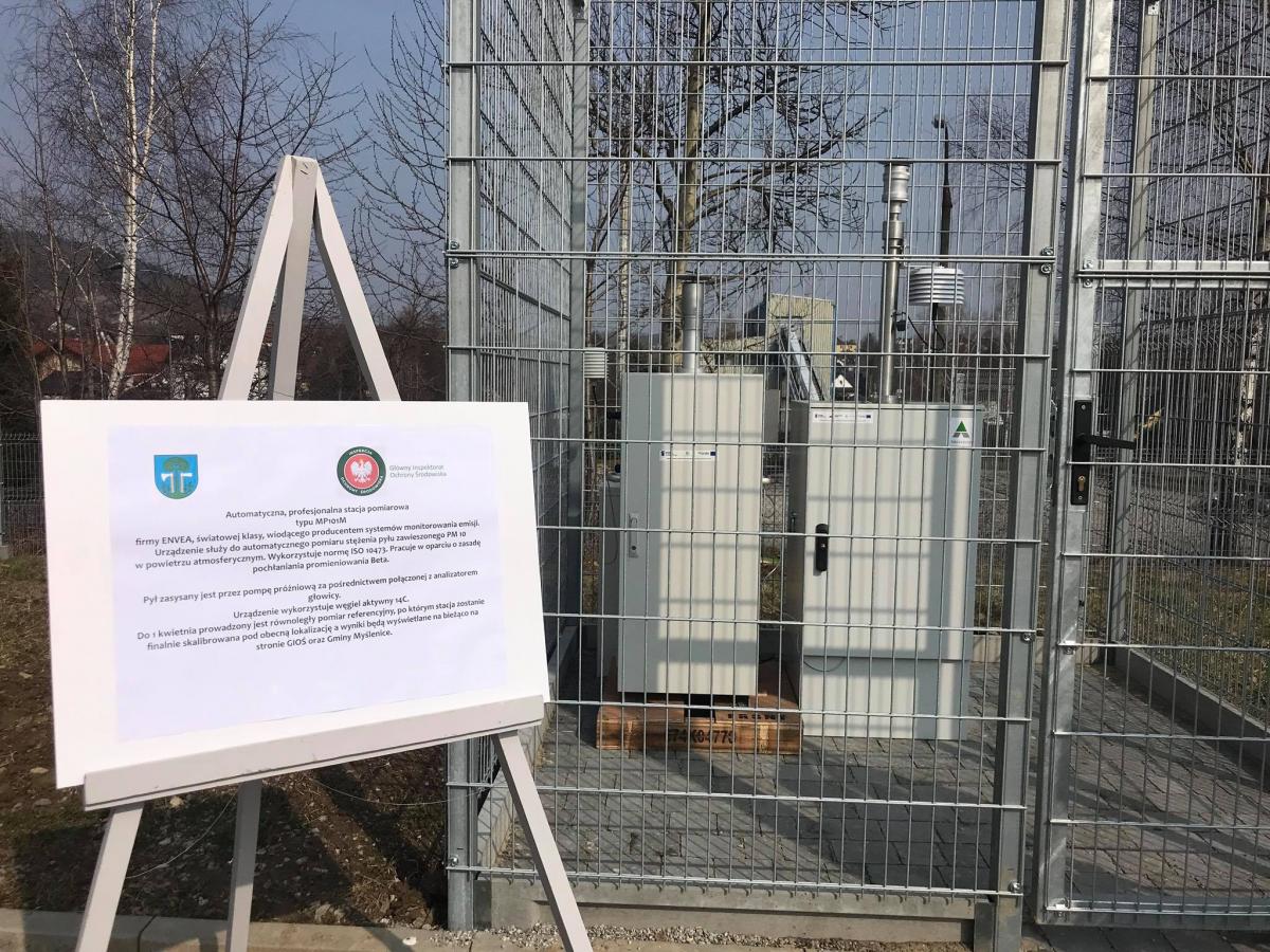 Myślenice. Monitorować jakość powietrza będzie profesjonalna stacja pomiarowa