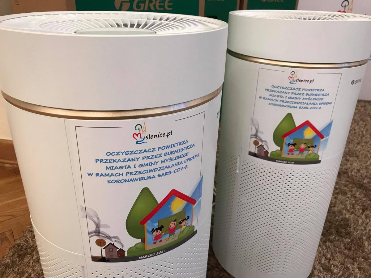 Kolejne oczyszczacze powietrza trafią do placówek edukacyjno-wychowawczych gminy Myślenice