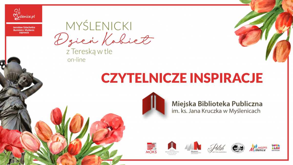 Dla Kobiet w dniu ich święta - Czytelnicze Inspiracje poleca Biblioteka w Myślenicach