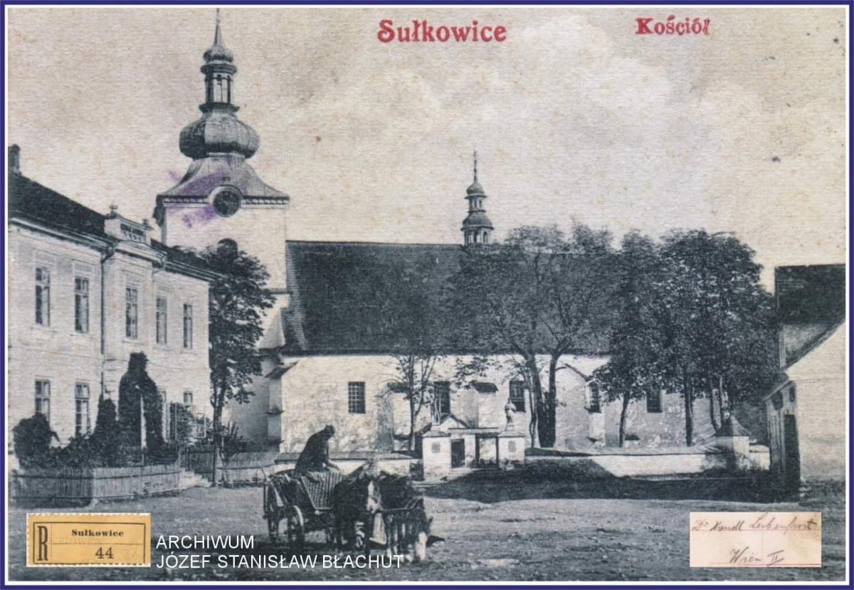 Perły Ziemi Myślenickiej. Sułkowice - Rynek 1914 rok