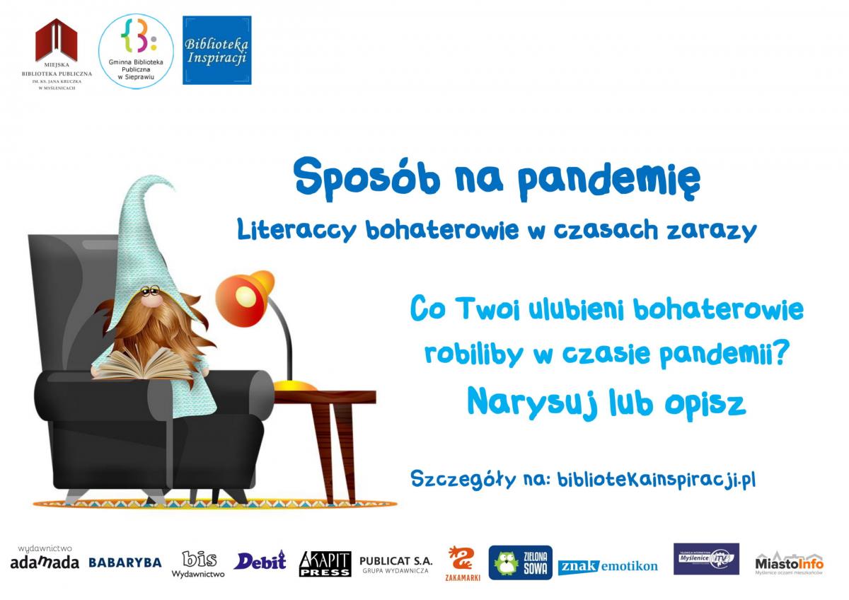 Sposób na pandemię! Biblioteczny konkurs z nagrodami książkowymi
