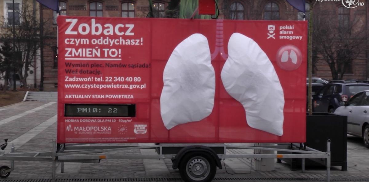 Czym oddychamy w Myślenicach? Wskażą to sztuczne płuca