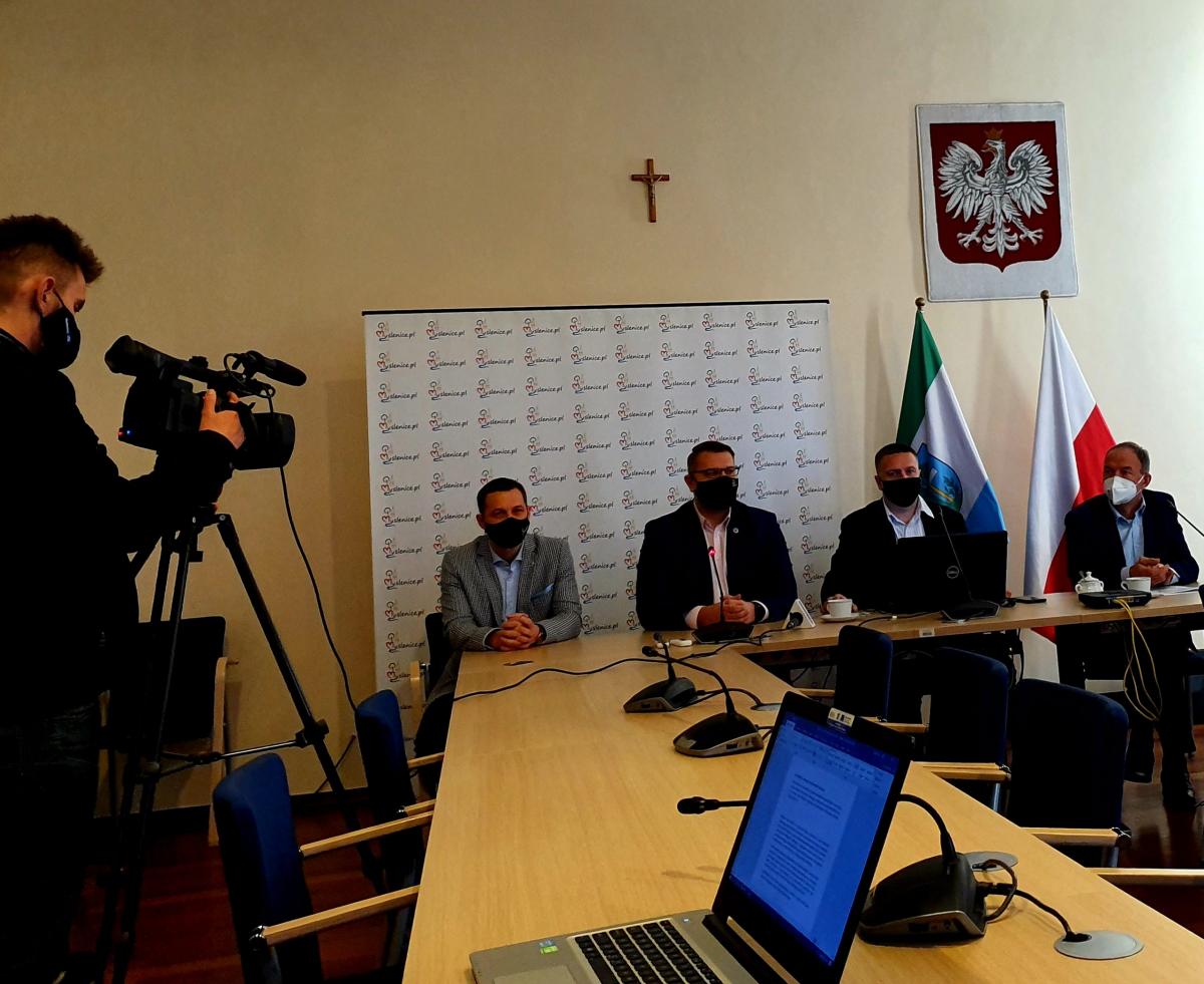 System Informacji Przestrzennej w Myślenicach - Konferencja prasowa