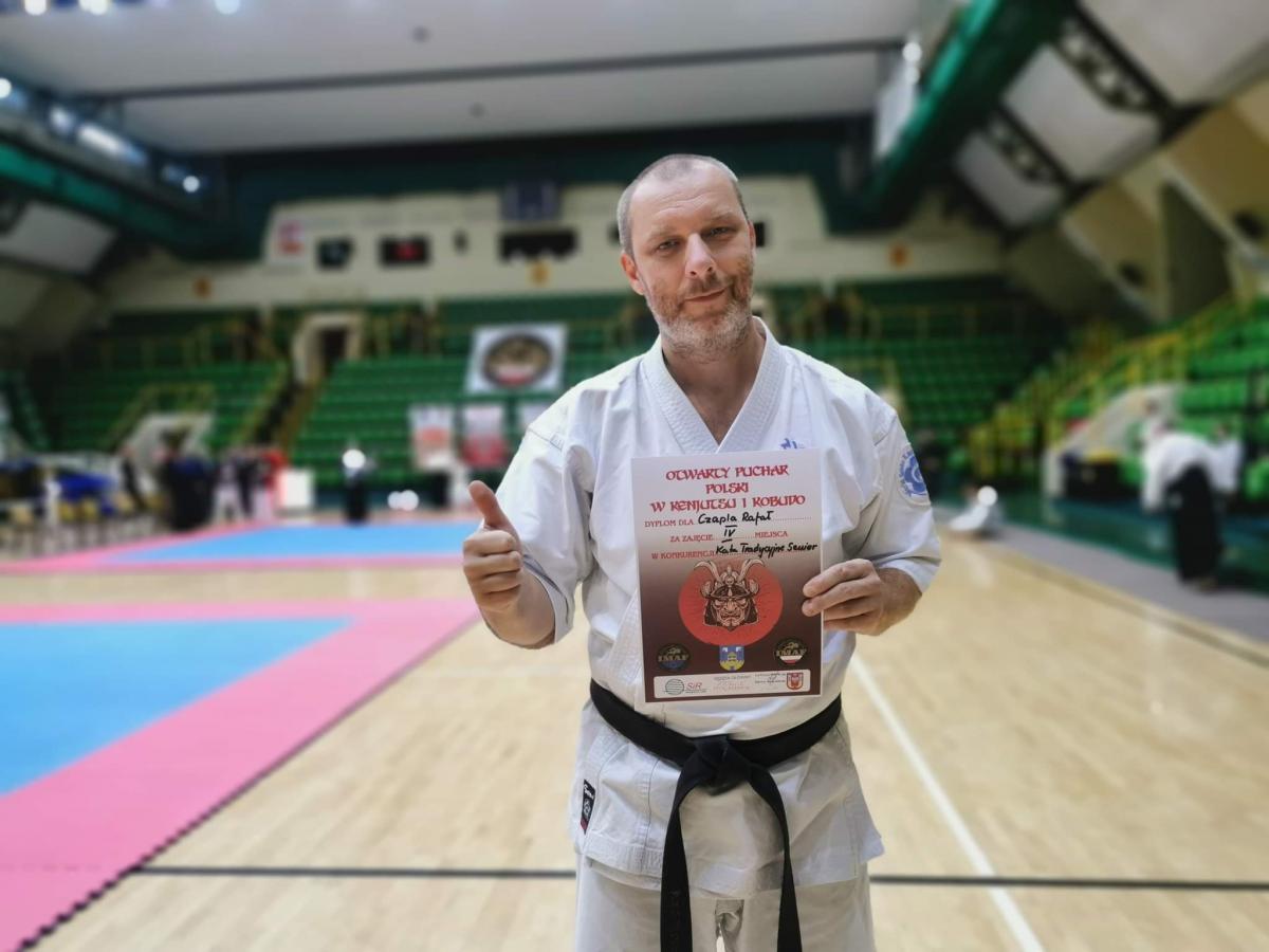 Otwarty Puchar Polski z udziałem  Rafała Czapli z Seido Karate