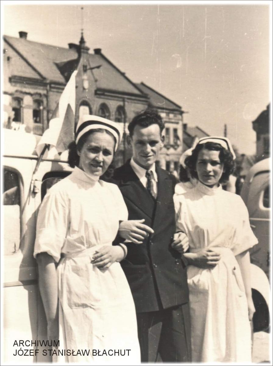 Perły Myślenic. Lata 50. Przedstawiciele Służby Zdrowia. Myślenicki Rynek