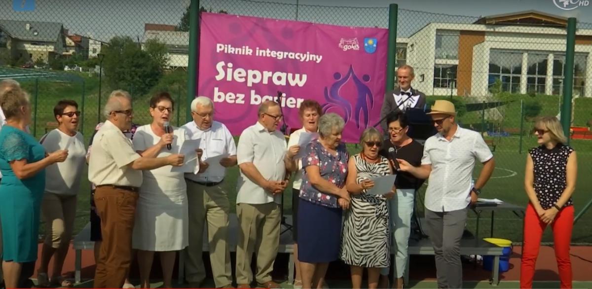 Piknik integracyjny Siepraw bez barier w Słonecznym Parku