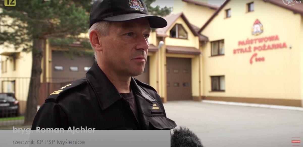Oficjalne stanowisko rzecznika KP PSP w sprawie pożaru w Więciórce