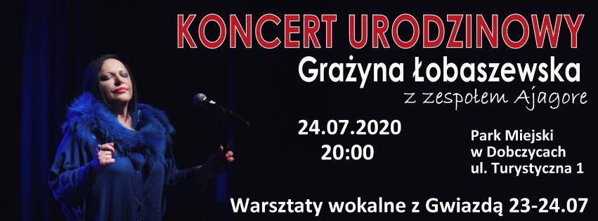 Grażyna Łobaszewska- ikona polskiej sceny muzycznej wystąpi w Dobczycach