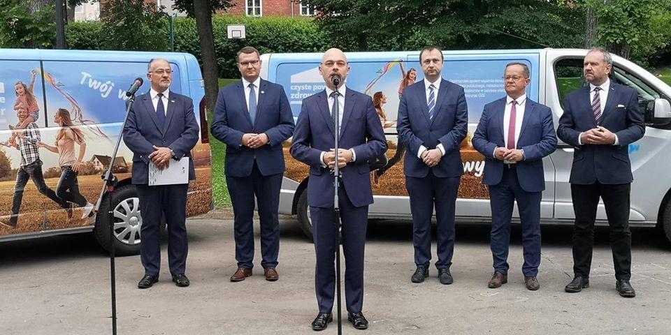 Konferencja z udziałem ministra Kurtyki w Myślenicach. Promocja Programu Czyste Powietrze