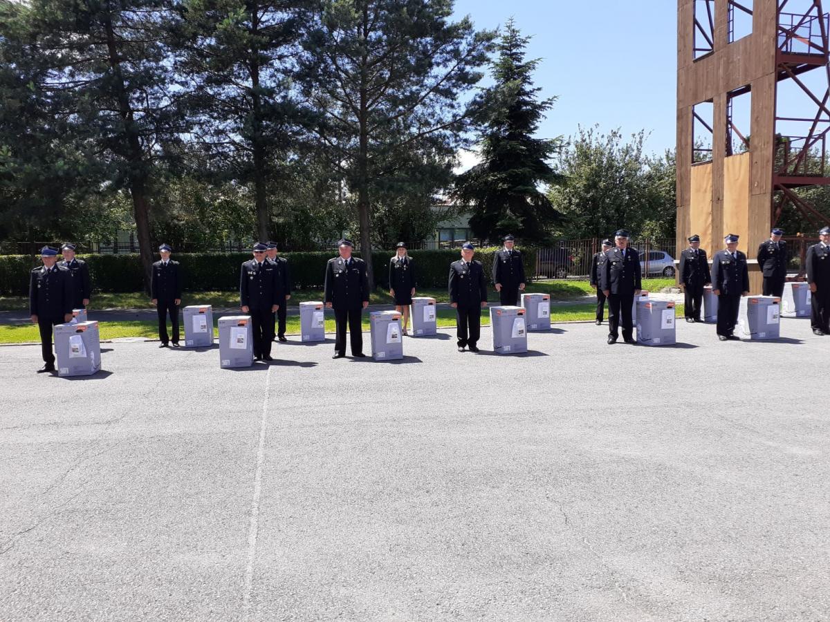 Kolejne jednostki OSP otrzymały sprzęt z projektu Małopolska Tarcza Antykryzysowa - Pakiet Medyczny