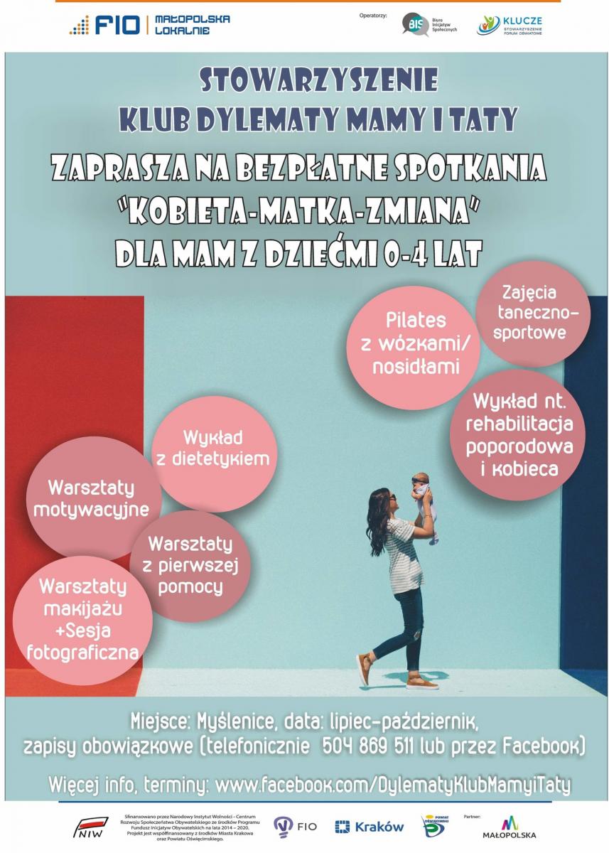 Zapraszamy mamy z dziećmi! Moc atrakcji warsztaty, taniec, pilates...