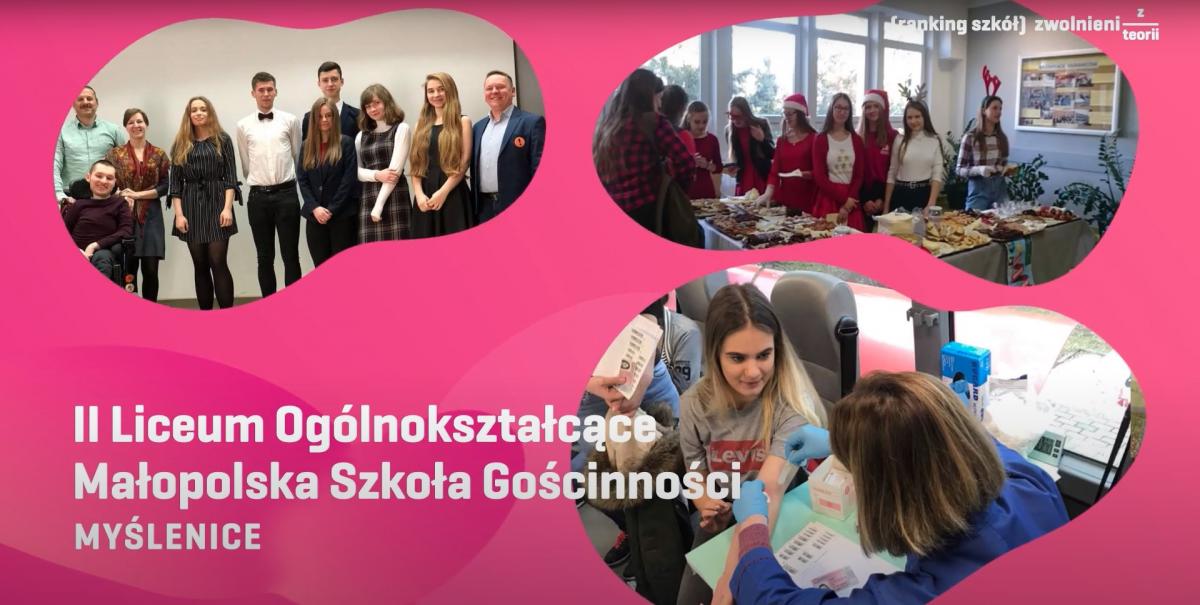 Ranking Szkół Zwolnieni z Teorii- najlepsza w regionie Małopolska Szkoła Gościnności
