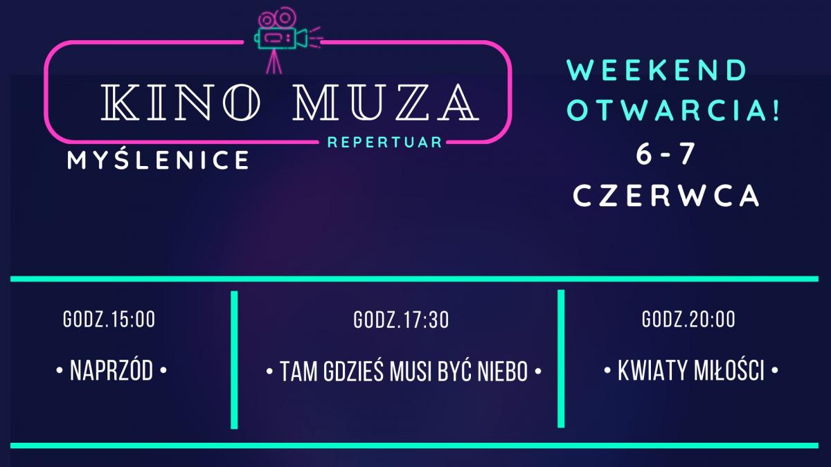 Już w najbliższą sobotę swoją działalność po ponad dwóch miesiącach wznowi Kino Muza w Myślenicach