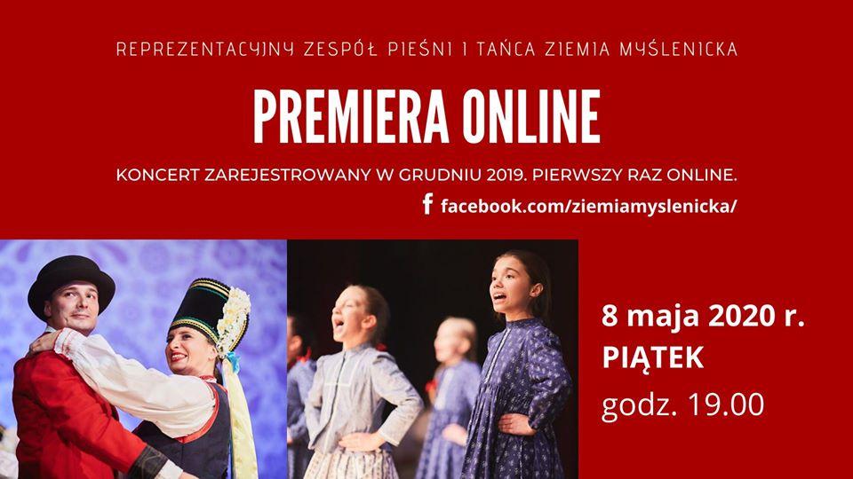 Zapraszamy na premierę internetową koncertu Zespołu Ziemia Myślenicka