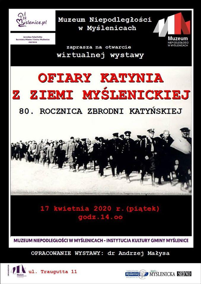 Ofiary Katynia z Ziemi Myślenickiej- dzisiaj inauguracja wystawy
