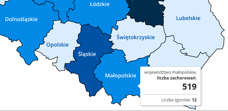 Kolejne przypadki zakażeń koronawirusem w powiecie myślenickim