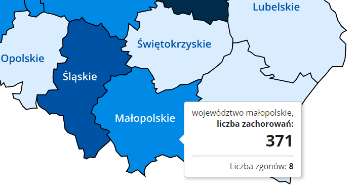 Trzynasty przypadek zakażenia koronawirusem w powiecie myślenickim