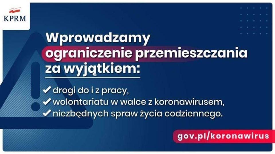 Wyjście z domu tylko w sprawach pilnych. Nowe obostrzenia