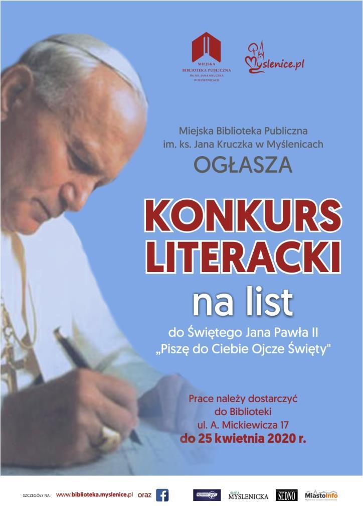 Konkurs na najpiękniejszy list napisany do papieża Jana Pawła II