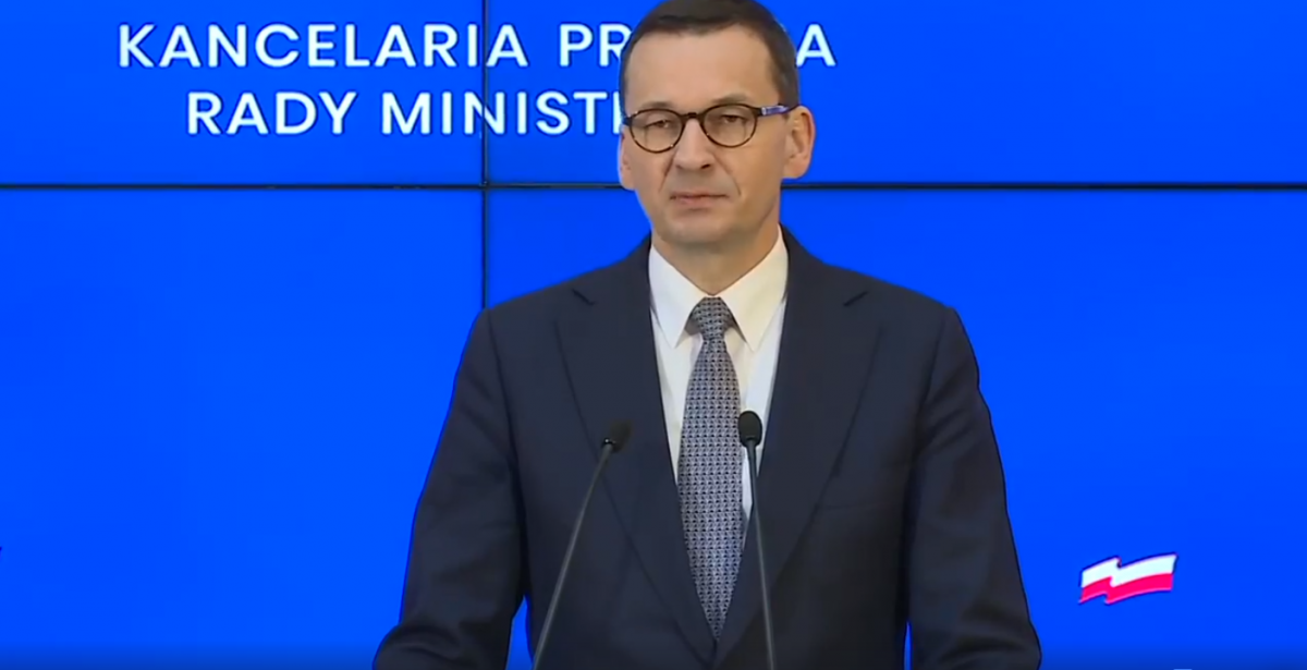 Premier Morawiecki: podjęliśmy decyzje o odwołaniu imprez masowych