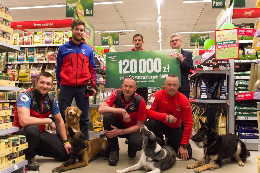 Akcja charytatywna na rzecz psów ratowniczych GOPR -„Przyjaźń Łączy – Wspólnie dla Zwierząt” bije kolejny rekord – zebrano 120 000 złotych!