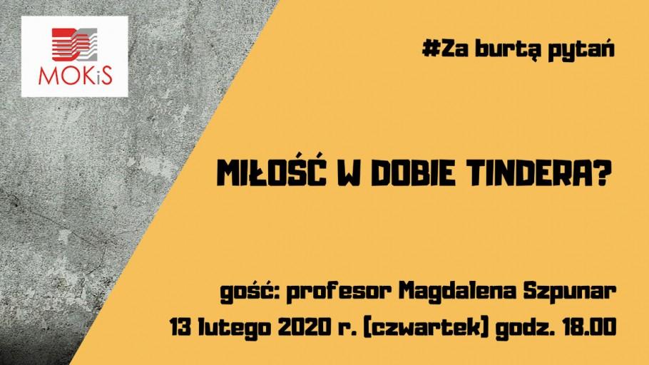 Miłość w dobie Tindera? Nowy spotkań w MOKIS cykl #Za burtą pytań