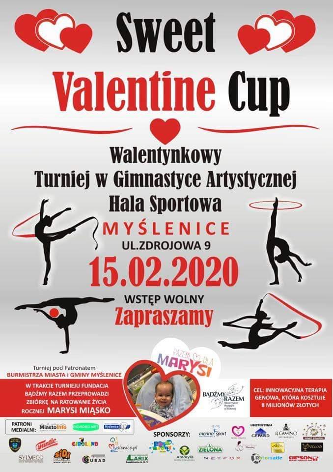 Walentynkowy Turniej w Gimnastyce Artystycznej -Myślenice