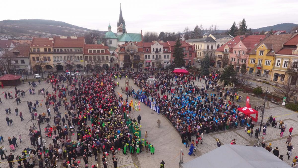 8. Orszak Trzech Króli w Myślenicach - relacja