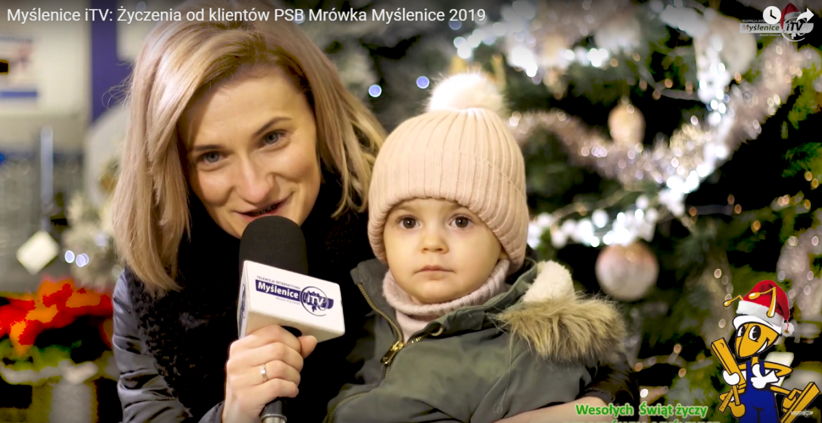 Życzenia świąteczne od klientów PSB Mrówka Myślenice